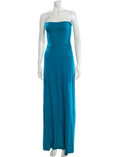 Pre-owned Ralph Lauren Vintage Long Dress In Blue