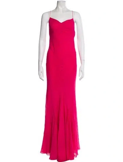 Pre-owned Ralph Lauren Vintage Long Dress In Pink