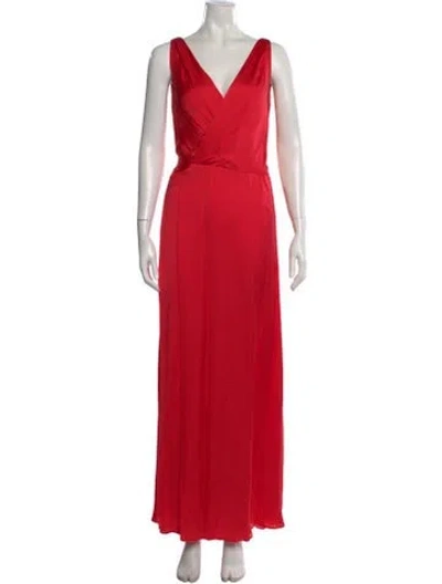 Pre-owned Ralph Lauren Vintage Long Dress In Red