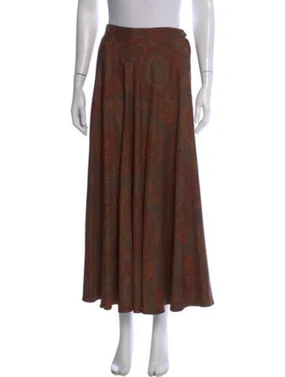 Pre-owned Ralph Lauren Vintage Long Skirt In Neutral
