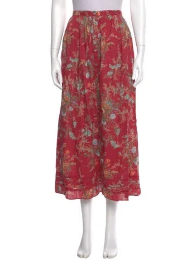 Pre-owned Ralph Lauren Vintage Midi Length Skirt In Pink