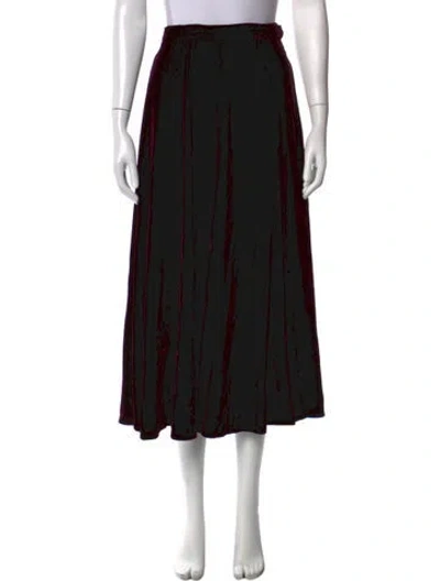 Pre-owned Ralph Lauren Vintage Midi Length Skirt In Purple