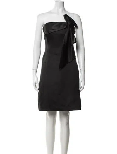 Pre-owned Ralph Lauren Vintage Mini Dress In Black