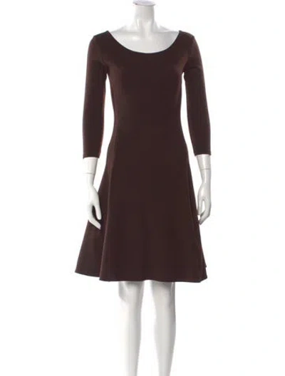Pre-owned Ralph Lauren Vintage Mini Dress In Brown
