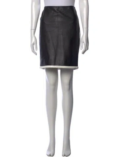 Pre-owned Ralph Lauren Vintage Mini Skirt In Black