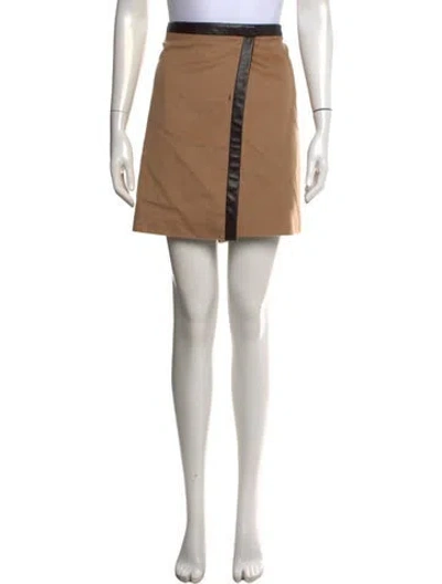Pre-owned Ralph Lauren Vintage Mini Skirt In Brown