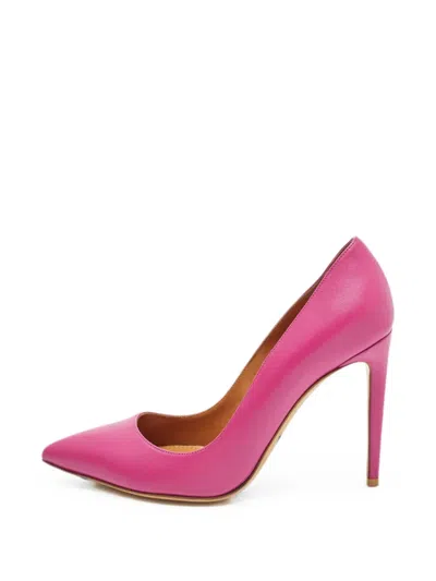 Pre-owned Ralph Lauren Vintage Pointed-toe Heeled Pumps In Pink