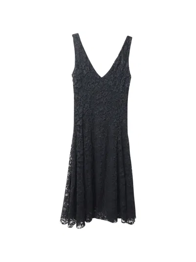 Pre-owned Ralph Lauren Vintage Sleeveless Dress In Black
