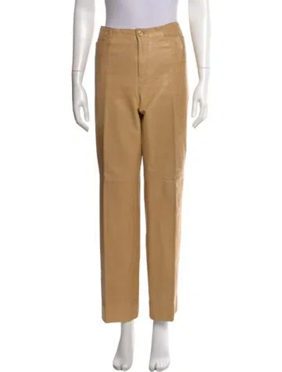 Pre-owned Ralph Lauren Vintage Wide Leg Pants In Brown