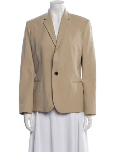 Pre-owned Ralph Lauren Virgin Wool Blazer In Neutral