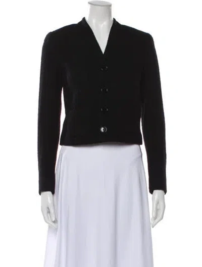 Pre-owned Ralph Lauren Virgin Wool Evening Jacket W/ Tags In Black