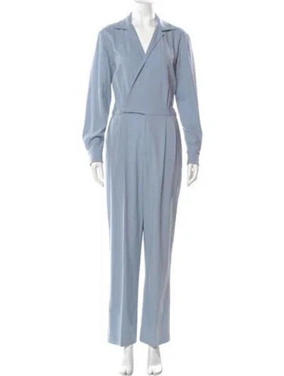 Pre-owned Ralph Lauren Virgin Wool Jumpsuit In Blue