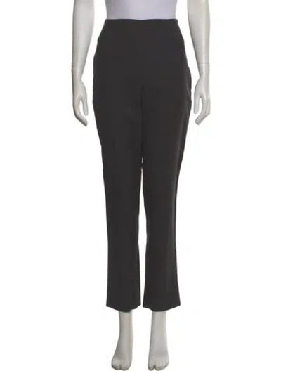 Pre-owned Ralph Lauren Virgin Wool Straight Leg Pants In Gray