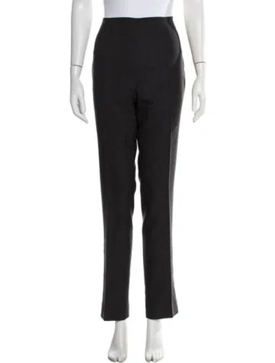 Pre-owned Ralph Lauren Virgin Wool Straight Leg Pants In Multi