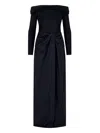 Ralph Lauren Viscose Maxi Dress In Blue