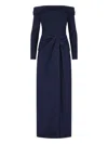 Ralph Lauren Viscose Maxi Dress In Blue