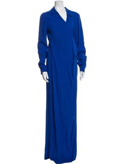 Pre-owned Ralph Lauren V-neck Jumpsuit In Blue