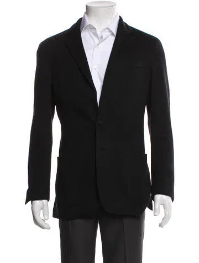 Pre-owned Ralph Lauren V-neck Long Sleeve Cardigan In Black