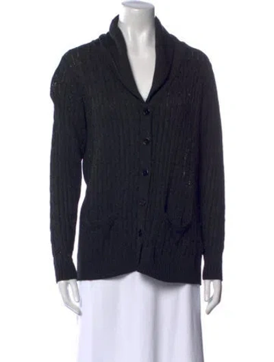 Pre-owned Ralph Lauren V-neck Sweater In Black