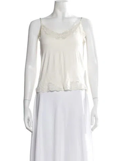 Pre-owned Ralph Lauren V-neck Sweater In Neutral
