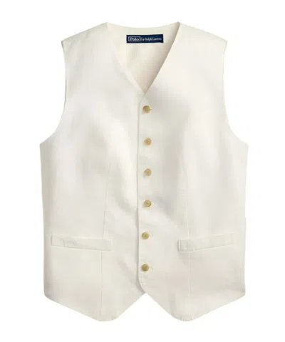 Ralph Lauren V-neck Vest In Animal Print