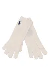 Ralph Lauren W Cs Cls Cbl-glove In Neutral