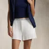 Polo Ralph Lauren Boxer Shorts In Ecru