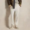 Ralph Lauren Waffle-knit Fleece Sweatpant In Neutral