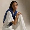 Polo Ralph Lauren Waffle-knit Pajama Set In Ecru