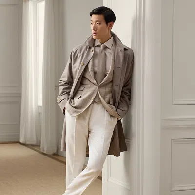 Ralph Lauren Waldridge Wool-cashmere Walking Coat In Brown