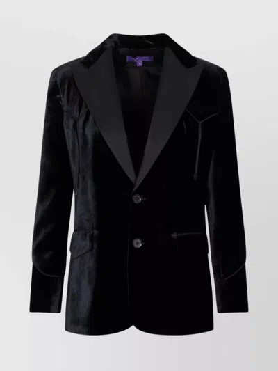 Ralph Lauren Walker Blazer Velvet Texture