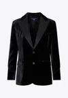 Polo Ralph Lauren Ralph Lauren Collection Walker Blazer In Black