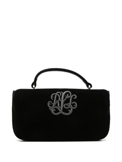 Ralph Lauren Wallet On A Chain "mrcy" In Black