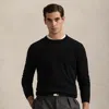 Polo Ralph Lauren Washable Cashmere Crewneck Sweater In Polo Black