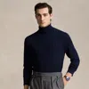 Polo Ralph Lauren Washable Wool Turtleneck Sweater In Blue
