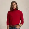 Polo Ralph Lauren Washable Wool Turtleneck Sweater In Park Ave Red