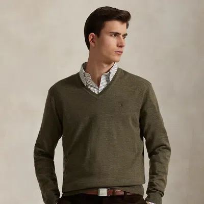 Ralph Lauren Washable Wool V-neck Sweater
