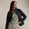Ralph Lauren Water-repellant Packable Jacket In Black