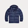 Polo Ralph Lauren Kids' Water-repellent Down Jacket In Blue