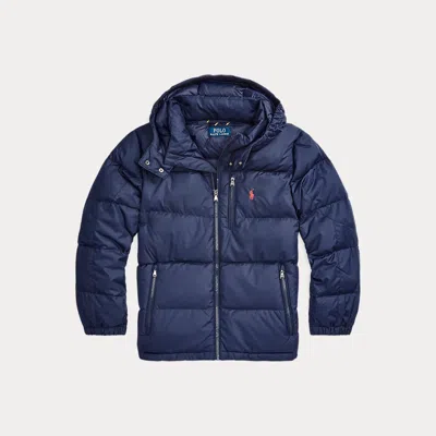 Ralph Lauren Kids' Water-repellent Down Jacket In Blue