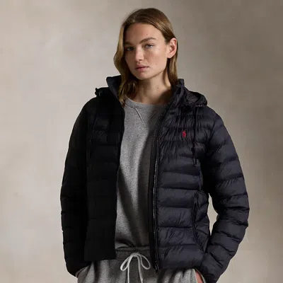 Polo Ralph Lauren Water-resistant Packable Hooded Jacket In Polo Black