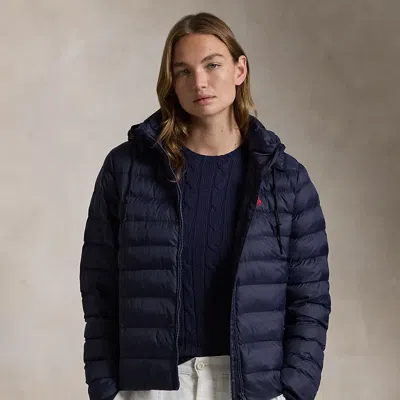 Polo Ralph Lauren Water-resistant Packable Hooded Jacket In Rl Navy