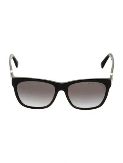 Pre-owned Ralph Lauren Wayfarer Gradient Sunglasses In Black