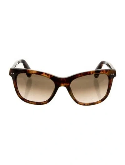 Pre-owned Ralph Lauren Wayfarer Gradient Sunglasses In Brown