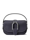 Ralph Lauren Welington Calfskin Chain Mini Bag In Blue