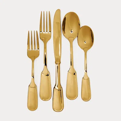 Ralph Lauren Wentworth Gold 5-piece Place Setting In Gold