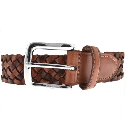 Ralph Lauren Westend Braid Belt Brown