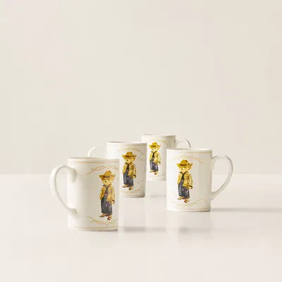 Ralph Lauren Western Polo Bear Mug Set In Multi