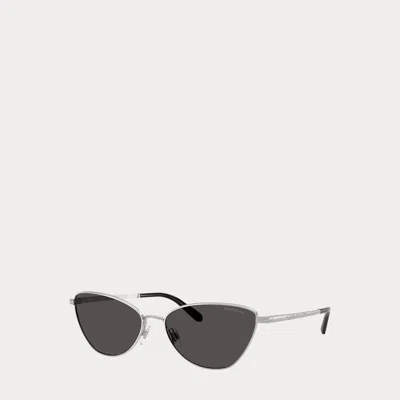 Ralph Lauren Western Rectangle Sunglasses In Black