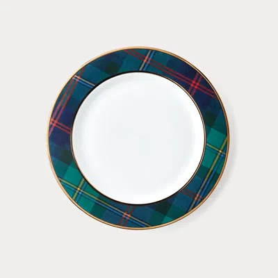 Ralph Lauren Wexford Dinner Plate In Green Plaid In Multi